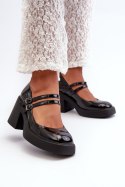 Czółenka Model Halmina M381 Black - Step in style - 39 Czółenka Model Halmina M381 Black - Step in style - 39