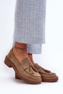Mokasyny Model DA TW107 Brown - Step in style - 41