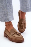 Mokasyny Model DA TW107 Brown - Step in style - 41