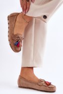 Mokasyny Model Dorine GS37 Dark Beige - Step in style - 37 Mokasyny Model Dorine GS37 Dark Beige - Step in style - 37