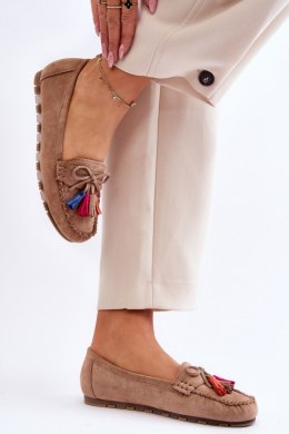 Mokasyny Model Dorine GS37 Dark Beige - Step in style - 37