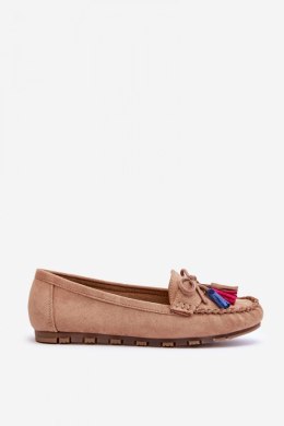 Mokasyny Model Dorine GS37 Dark Beige - Step in style - 37