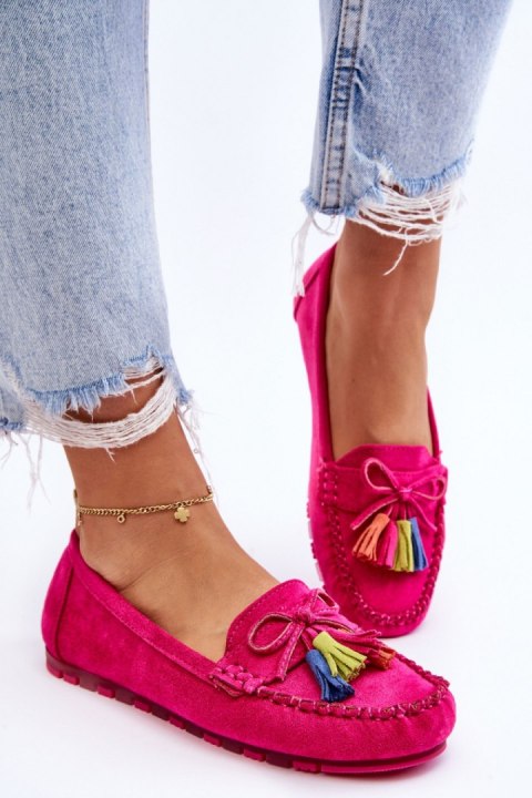 Mokasyny Model Dorine GS37 Fuksja - Step in style - 37