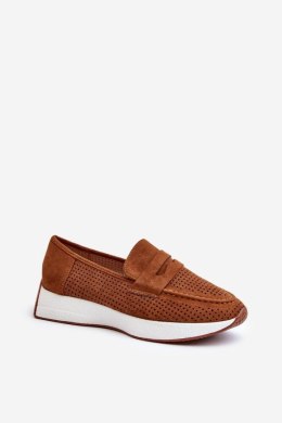 Mokasyny Model Inesqua 22-325 Camel - Step in style - 38