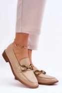 Mokasyny Model Lorien 2623-3 Beige - Step in style - 37 Mokasyny Model Lorien 2623-3 Beige - Step in style - 37