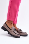 Mokasyny Model Triana 63501 Dark Beige - Step in style - 39