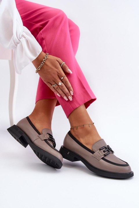 Mokasyny Model Triana 63501 Dark Beige - Step in style - 39 Mokasyny Model Triana 63501 Dark Beige - Step in style - 39