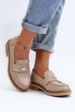 Mokasyny Model Zazoo 20165 Beige - Step in style - 37