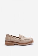 Mokasyny Model Zazoo 20165 Beige - Step in style - 39