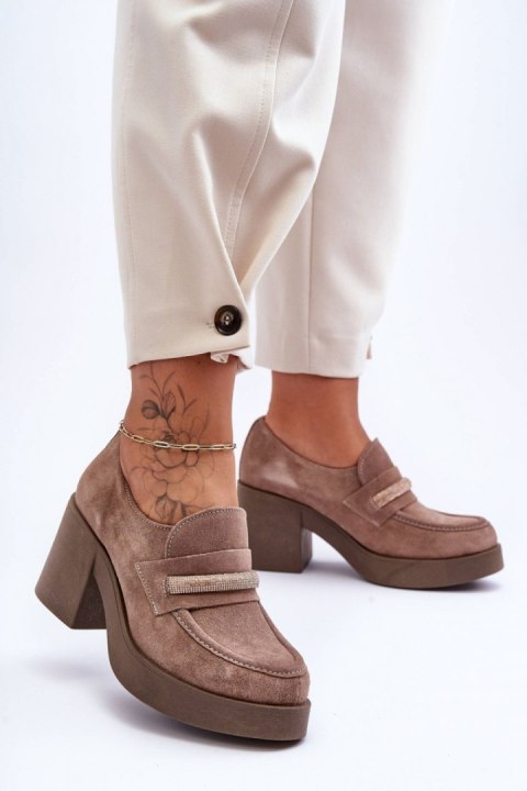 Półbuty Model Gelanor 20157 Beige Zamsz - Step in style - 37 Półbuty Model Gelanor 20157 Beige Zamsz - Step in style - 37