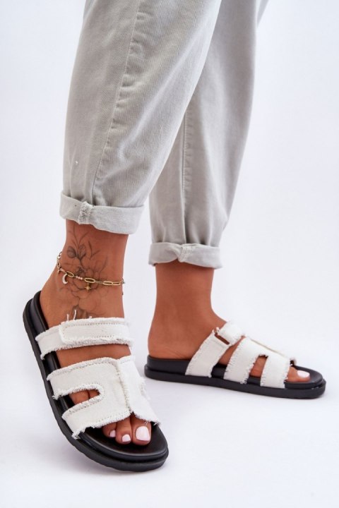 Sandał Klapki Model Lamirose H8-523 White - Step in style - 37 Sandał Klapki Model Lamirose H8-523 White - Step in style - 37