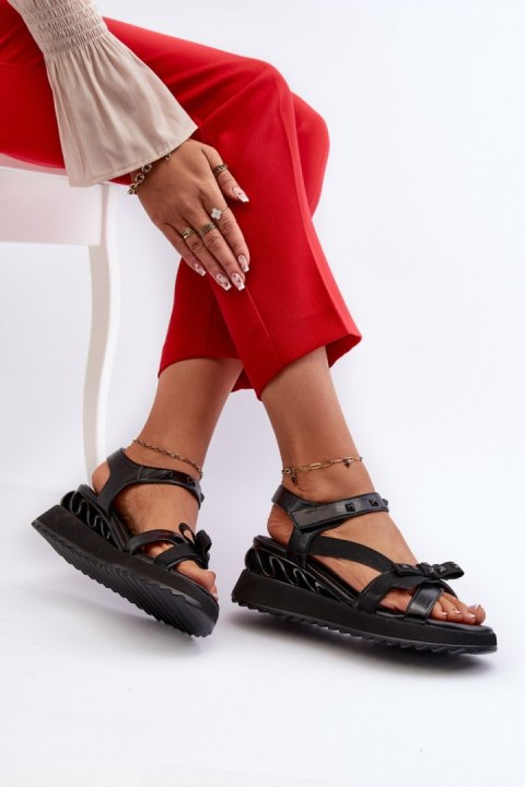 Sandały Model DA CR956 Black - Step in style - 37 Sandały Model DA CR956 Black - Step in style - 37