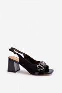 Sandały Model DA MR38-659 Black - Step in style - 37 Sandały Model DA MR38-659 Black - Step in style - 37