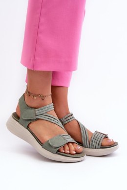 Sandały Model Eladora 24SD06-7056 Green - Step in style - 39
