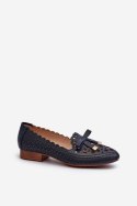 Baleriny Model Nestavia ASA222-1 Navy - Step in style - 40 Baleriny Model Nestavia ASA222-1 Navy - Step in style - 40