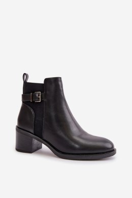 Botki Model Nevillira DA110 Black - Step in style - 38
