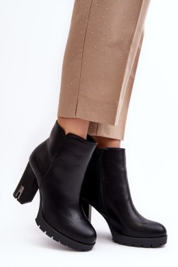 Botki Model Rasoda WZ688-8 Black - Step in style - 39