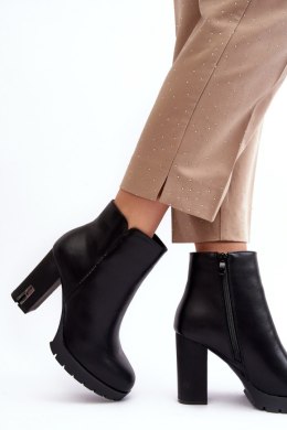 Botki Model Rasoda WZ688-8 Black - Step in style - 40