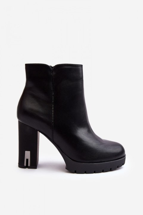 Botki Model Rasoda WZ688-8 Black - Step in style - 40 Botki Model Rasoda WZ688-8 Black - Step in style - 40