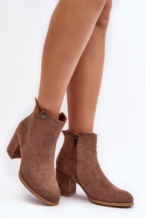 Botki Model Selela 23ZSSQ6936-11 Brown - Step in style - 39 Botki Model Selela 23ZSSQ6936-11 Brown - Step in style - 39
