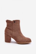Botki Model Selela 23ZSSQ6936-11 Brown - Step in style - 39 Botki Model Selela 23ZSSQ6936-11 Brown - Step in style - 39