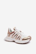 Buty Sportowe Model Ahmani NB633P White/Gold - Step in style - 37