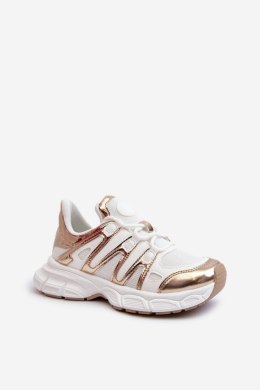 Buty Sportowe Model Ahmani NB633P White/Gold - Step in style - 37