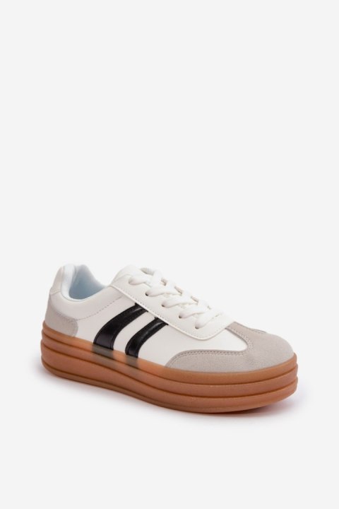 Buty Sportowe Model Nesonice 24SP26-6769 White/Grey - Step in style - 40 Buty Sportowe Model Nesonice 24SP26-6769 White/Grey - Step in style - 40