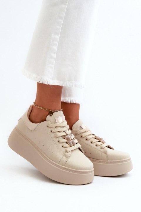 Buty Sportowe Model Vinceza 66641 Beige - Step in style - 38