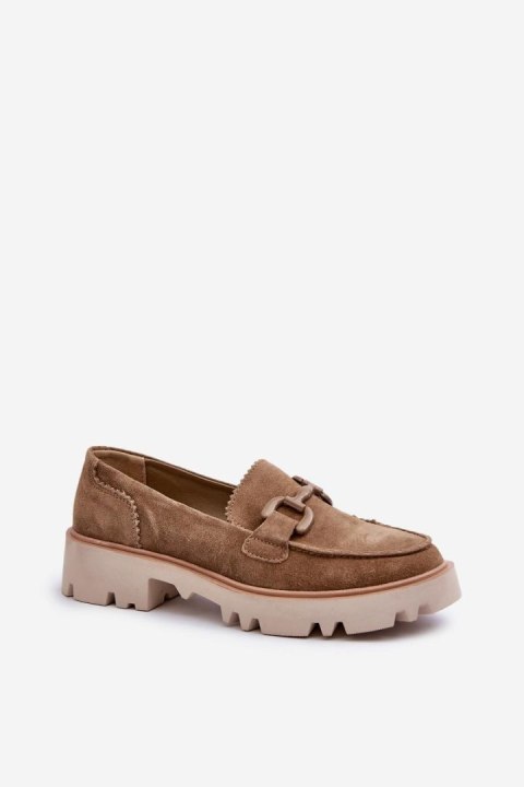 Mokasyny Model DA TW117 Brown - Step in style - 41 Mokasyny Model DA TW117 Brown - Step in style - 41