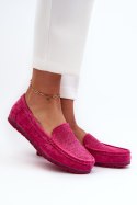 Mokasyny Model S.Barski LR755 Fuksja - Step in style - 36