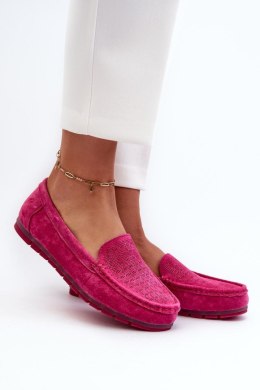Mokasyny Model S.Barski LR755 Fuksja - Step in style - 37
