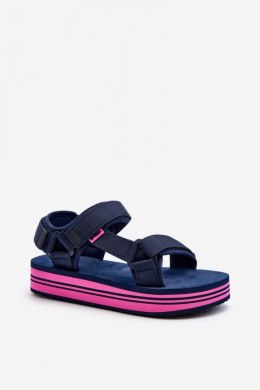 Sandały Model Lee Cooper LCW-24-05-2754L Navy/Fuksja - Step in style - 39