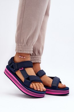 Sandały Model Lee Cooper LCW-24-05-2754L Navy/Fuksja - Step in style - 40