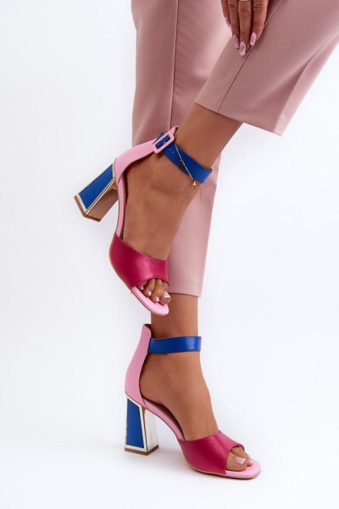 Sandały Model Rosazara 24SD35-6815 pink - Step in style - 36 Sandały Model Rosazara 24SD35-6815 pink - Step in style - 36