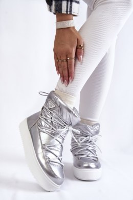 Śniegowce Model Carrios HY845-19 Silver - Step in style - 37