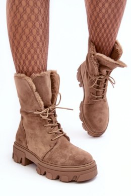 Workery Model Frendo DA96P Dark Beige Zamsz - Step in style - 39