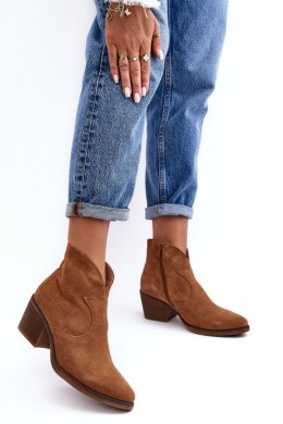 Botki Model DA SN622-29 Camel Zamsz - Step in style - 39