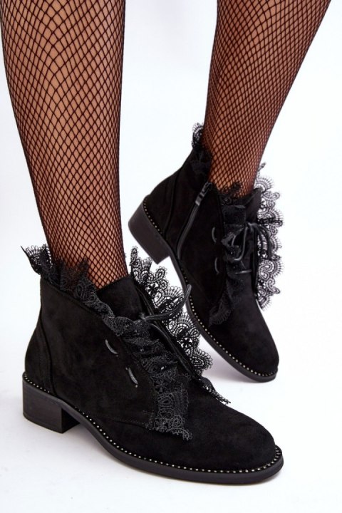 Botki Model Klemovia DA97P Black - Step in style - 37 Botki Model Klemovia DA97P Black - Step in style - 37