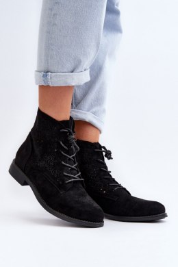 Botki Model S.Barski HY66-136 Black - Step in style - 40