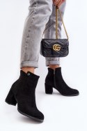 Botki Model Selela 23ZSSQ6936-11 Black - Step in style - 38 Botki Model Selela 23ZSSQ6936-11 Black - Step in style - 38