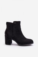 Botki Model Selela 23ZSSQ6936-11 Black - Step in style - 38 Botki Model Selela 23ZSSQ6936-11 Black - Step in style - 38