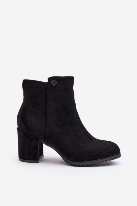Botki Model Selela 23ZSSQ6936-11 Black - Step in style - 38 Botki Model Selela 23ZSSQ6936-11 Black - Step in style - 38