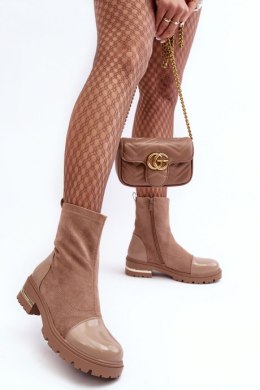 Botki Model Shendete JJ46P Beige - Step in style - 38