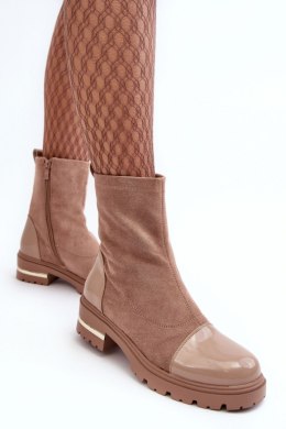 Botki Model Shendete JJ46P Beige - Step in style - 38