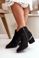 Botki Model Vosilara NS528P Black - Step in style - 40 Botki Model Vosilara NS528P Black - Step in style - 40