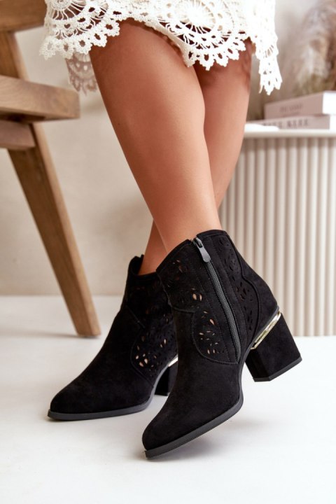 Botki Model Vosilara NS528P Black - Step in style - 40 Botki Model Vosilara NS528P Black - Step in style - 40