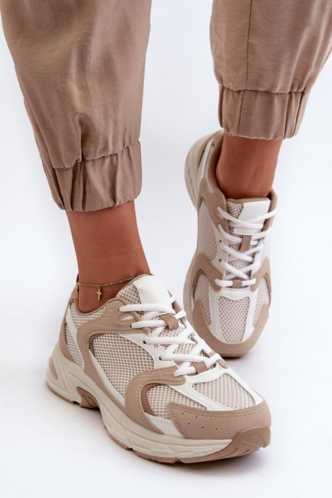 Buty Sportowe Model Kildia 891-4B Beige - Step in style - 39 Buty Sportowe Model Kildia 891-4B Beige - Step in style - 39