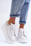 Buty Sportowe Model Lemar 10150 White/Gold - Step in style - 39 Buty Sportowe Model Lemar 10150 White/Gold - Step in style - 39