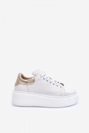 Buty Sportowe Model Lemar 10150 White/Gold - Step in style - 39 Buty Sportowe Model Lemar 10150 White/Gold - Step in style - 39